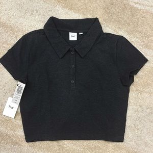 NWT Aritzia TNA Chill Match Cropped Polo